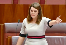 Hanson-Young Blasts ‘Major-Party Cartel’ Over Trump’s War and Economic Crisis Senator Hanson Young speaking passionately in parliament