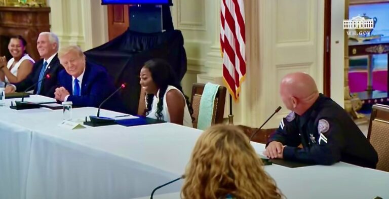 Trump Holds a Roundtable with Stakeholders Positively Impacted by Law Enforcement