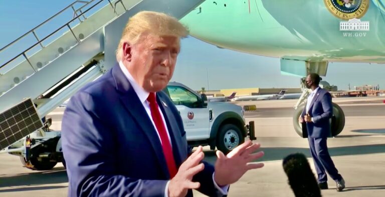 Trump; Antifa is a problem the left and Biden refuses to talk about it