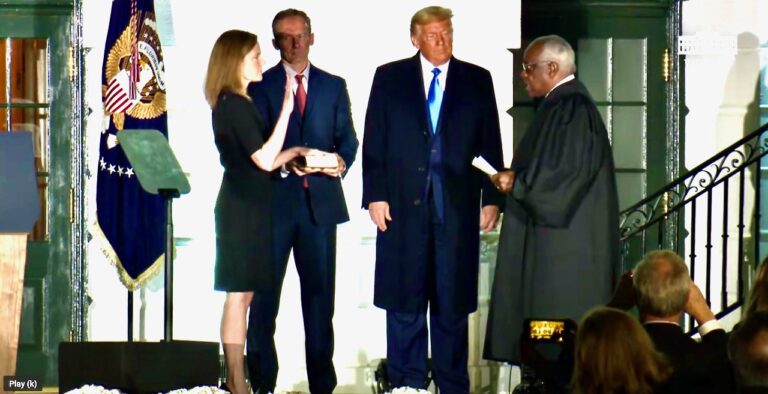 Trumps Miracle, Judge Amy Barrett 115th Associate Justice of the US Supreme Court.