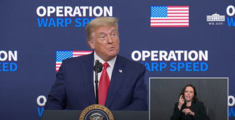 Trump welcome doctors scientists at the Operation Warp Speed Summit