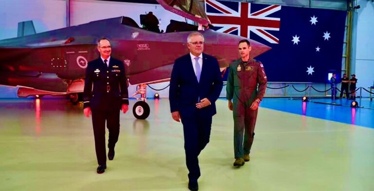 PM Morrison said the F-35A fleet was now 33 strong and ready to deploy on operations