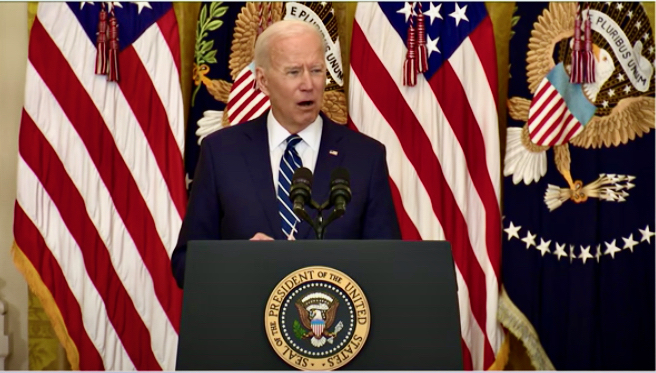 Joe Biden Weird first Press Conference.