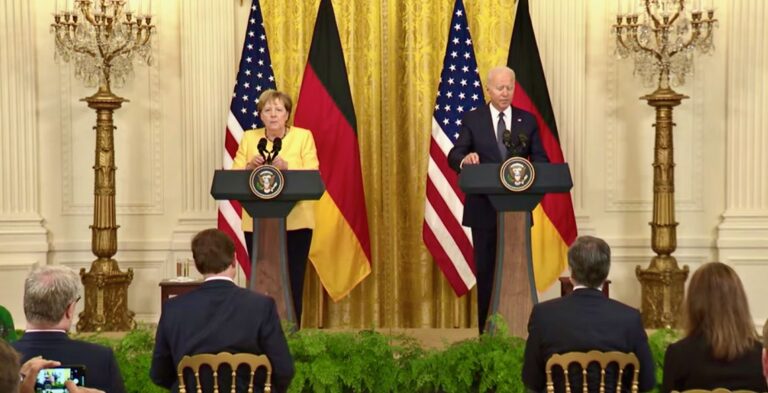 Biden and Chancellor Merkel Press Conference