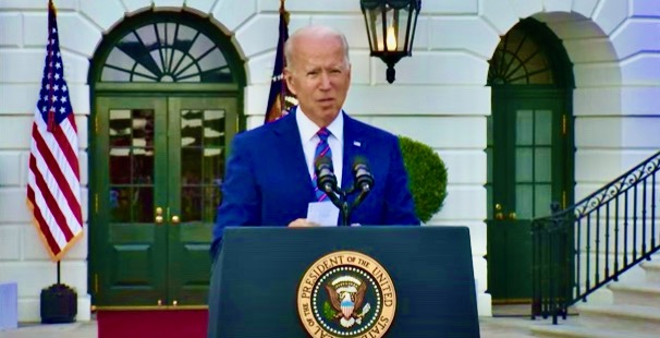 Biden, Getting Vaccinated Is “The Most Patriotic Thing You Can Do”