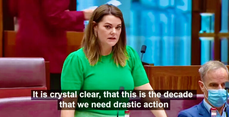 Hanson Young, We are facing catastrophic climate change