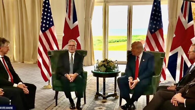 President Trump and UK PM Keir Starmer Hold Key Bilateral Talks Amidst Global Challenges