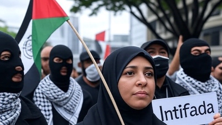 Brisbane Rally Sparks Outrage as Hamas Flag Appears, David Crisafulli Demands ‘Full Force of Law’