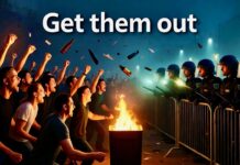 Dublin’s Inferno: Thousands Unleash Fury on Asylum Hotel, Mob Demands ‘Get Them Out!’