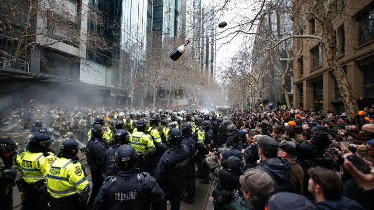 Burning Flags and Broken Bones: Allan’s Tense Stand as Victoria’s Protest Plague Deepens