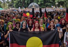 Manufactured Rage? The Professional activists and taxpayer dollars behind the invasion day chaos Large crowd of people at Invasion Day Rally