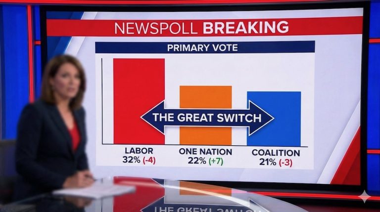 HISTORIC SHIFT: One Nation Surges to Second Place as Majors Crumble in Newspoll Shock
