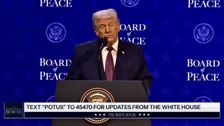 President Trump Participates in the Board of Peace Charter Announcement