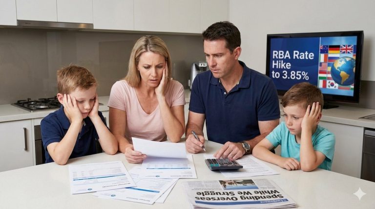 RBA Rate Hike Hits 3.85%: Why Australians are Paying for the World’s Problems