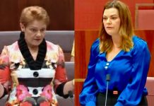 Canberra Gridlock: The Push for Real Accountability Two women speaking in a Senate chamber.