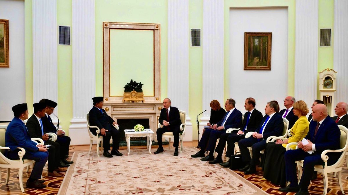 Strategic Synergy: Putin and Subianto Solidify Russia-Indonesia Ties 1 Russian-Indonesian talks. Photo: Grigoriy Sisoev, ”Rossiya Segodnya“