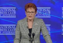 Unity, Pride, and Progress: Hanson Lays Out a Vision for a Stronger, Together Australia Pauline Hanson speaking at the National Press Club